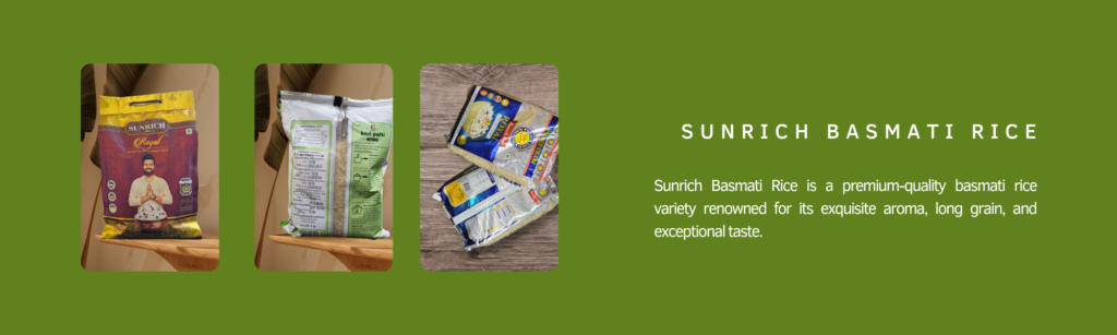 Sunrich Basmati Rice is a Premium